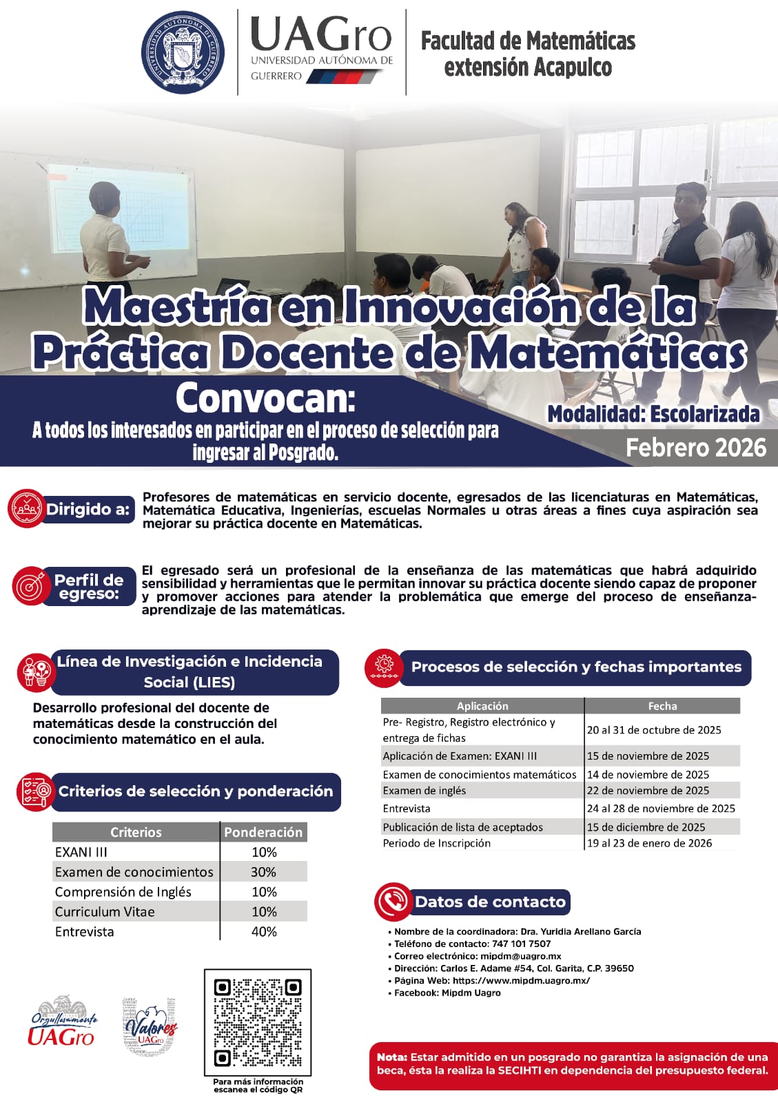 Convocatoria Octubre 2025